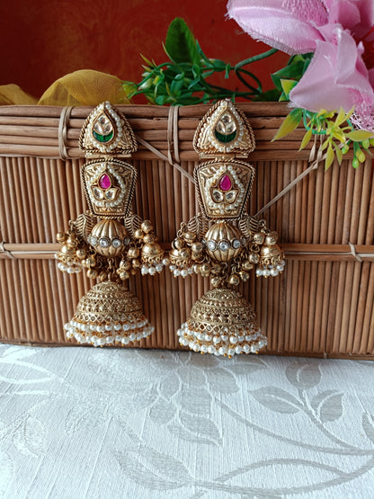 Antique Designer jhumka Earrings