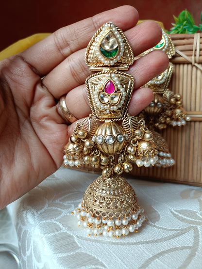 Antique Designer jhumka Earrings