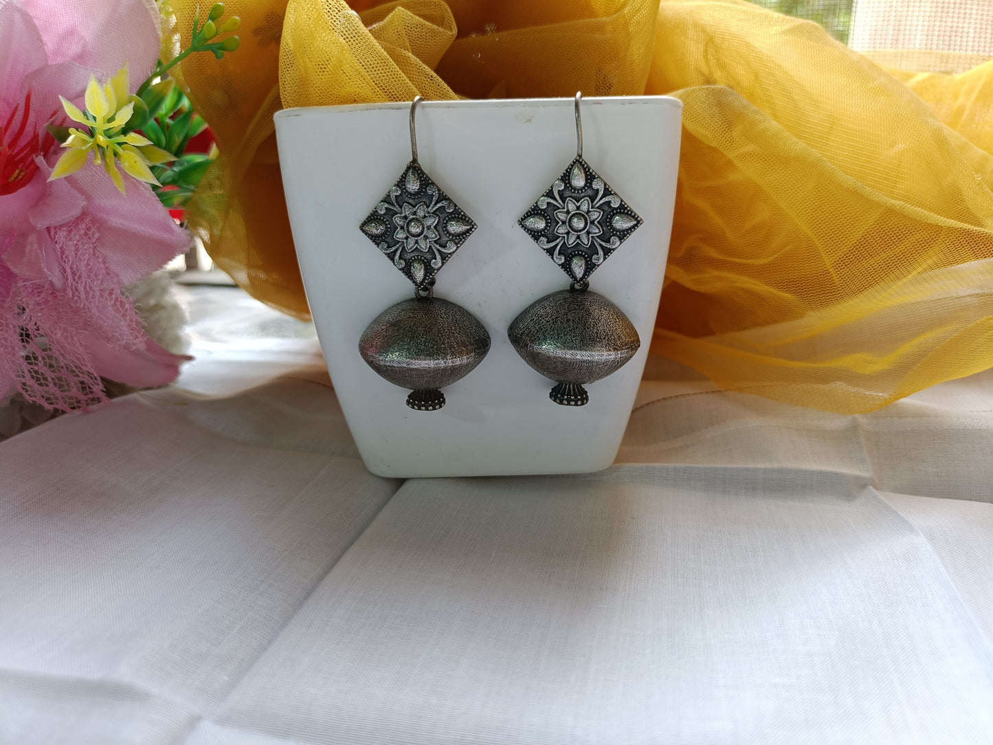 Maisha Oxidised Earrings