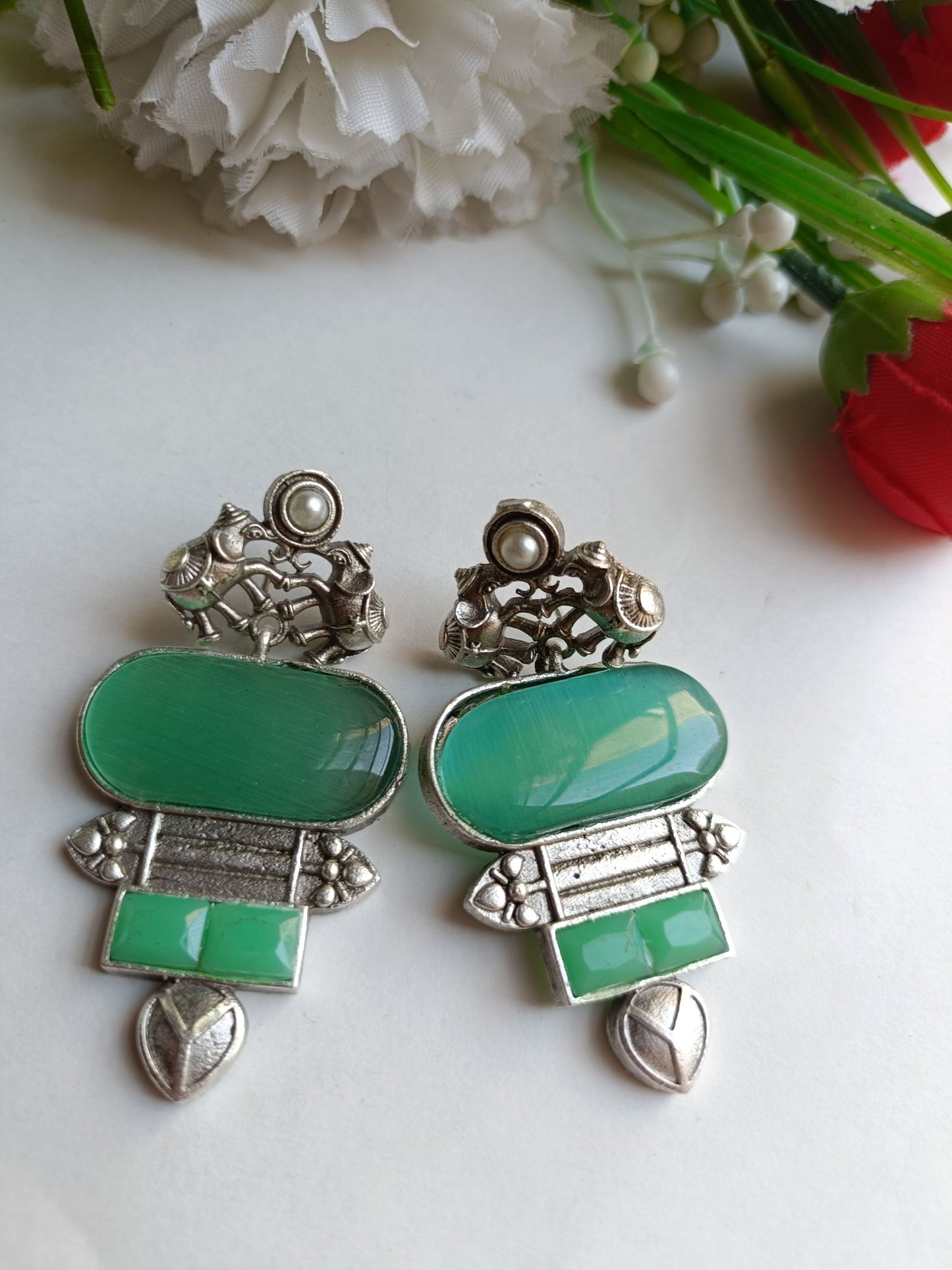 Pratha Mint Earrings