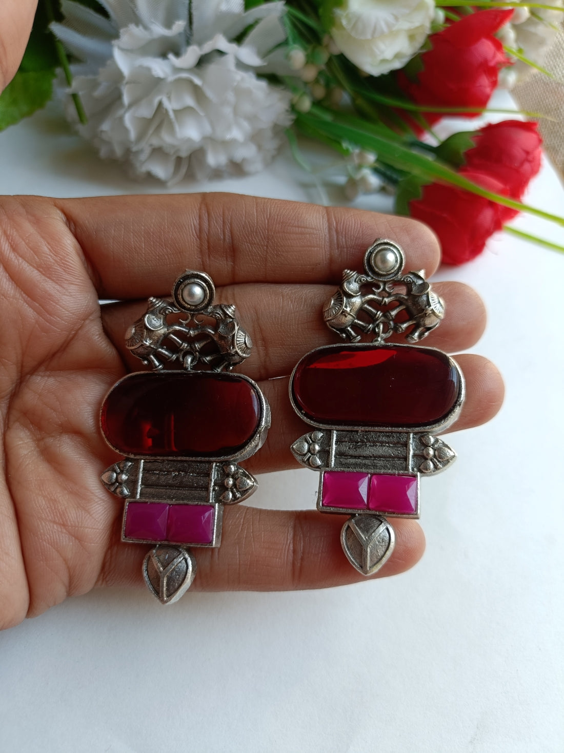 Pratha Ruby Earrings