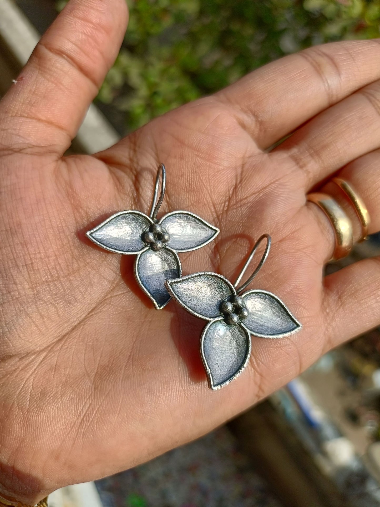 Antique Petal Earrings