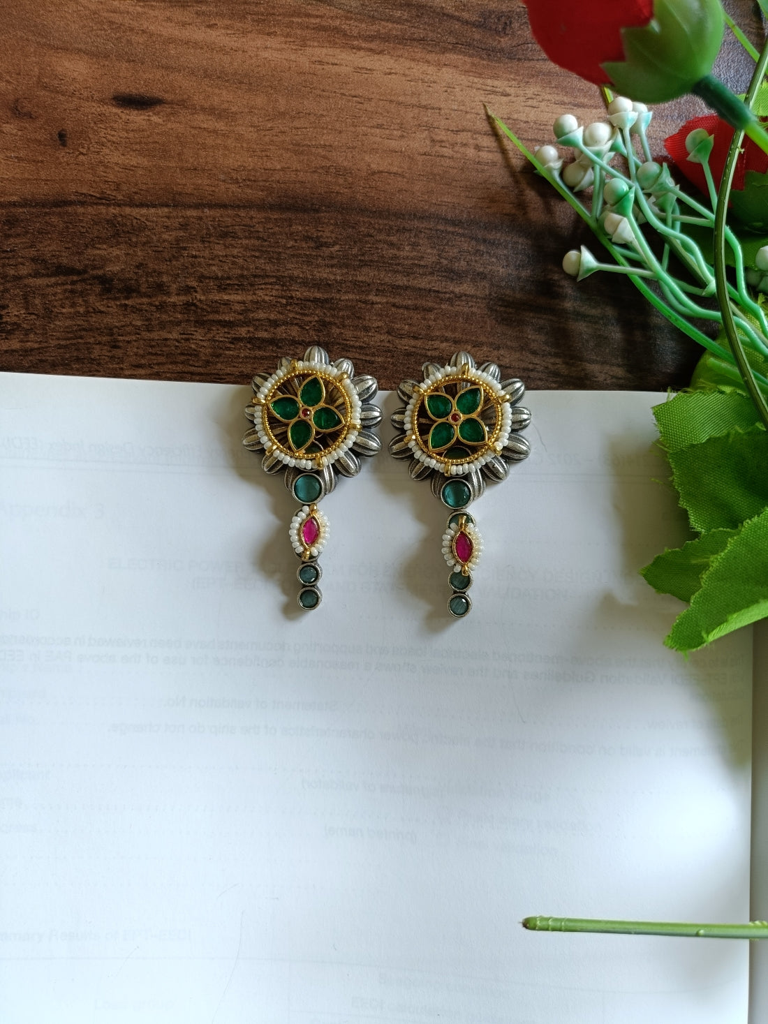 Diti panchi Kundan Earrings