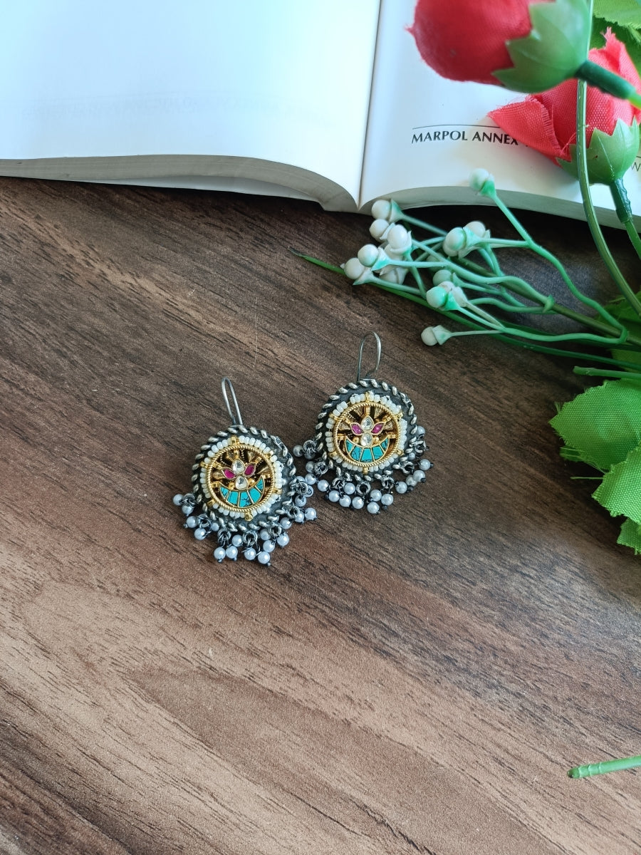 Abhisha Panchi Kundan Earrings