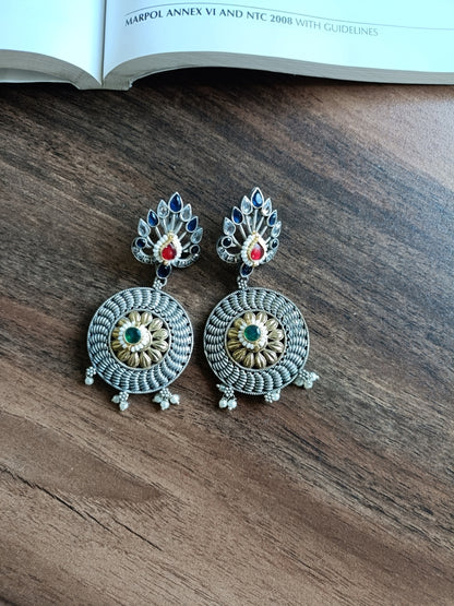 Ditya Panchi Kundan Earrings