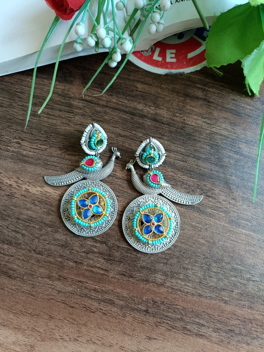 Tanha Panchi Kundan Earrings