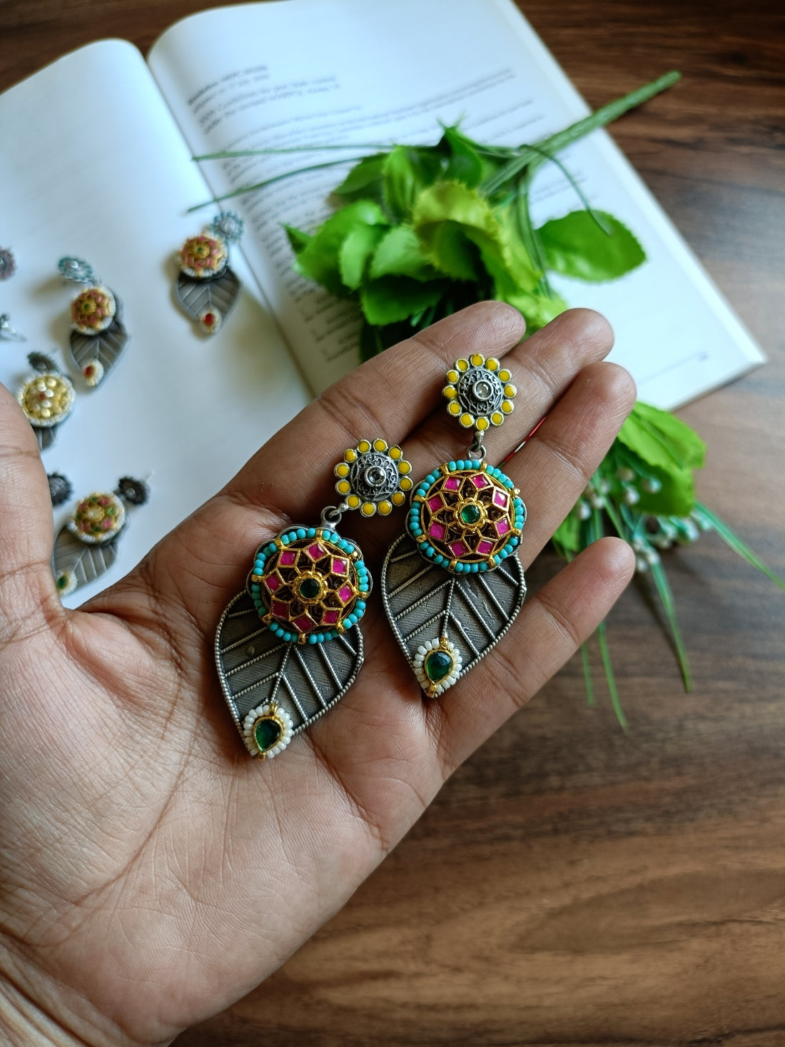 Mrunal Panci Kundan Earrings