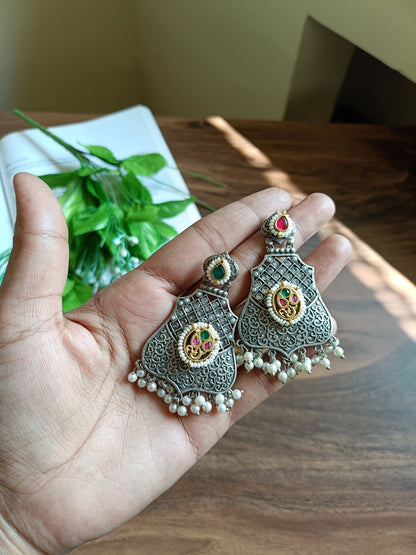 Yashodha Panchi Kundan Earrings