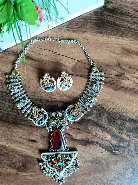 Geethanjali Fusion Necklace Set