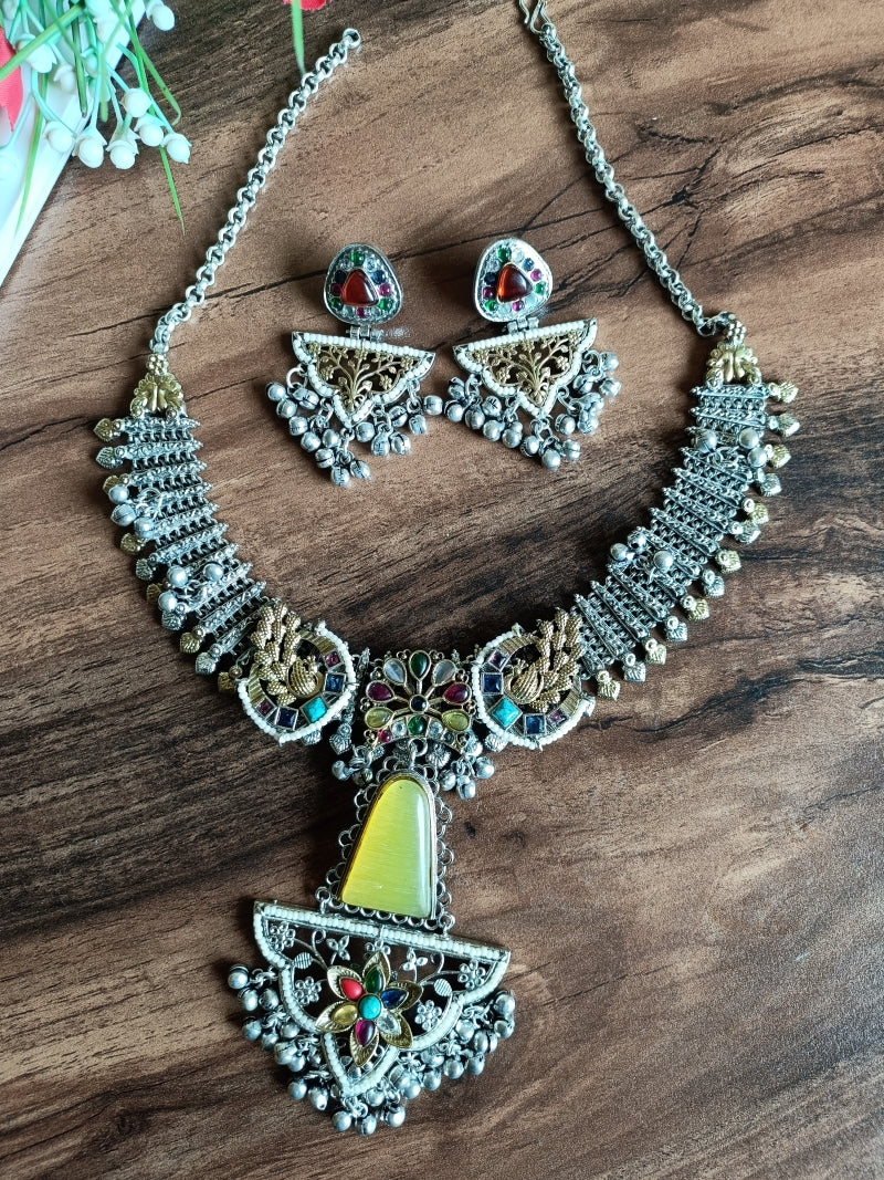 Geethanjali Fusion Necklace Set