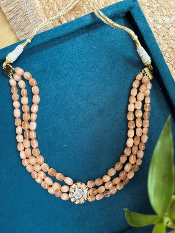 Agate Stone Kundan Choker