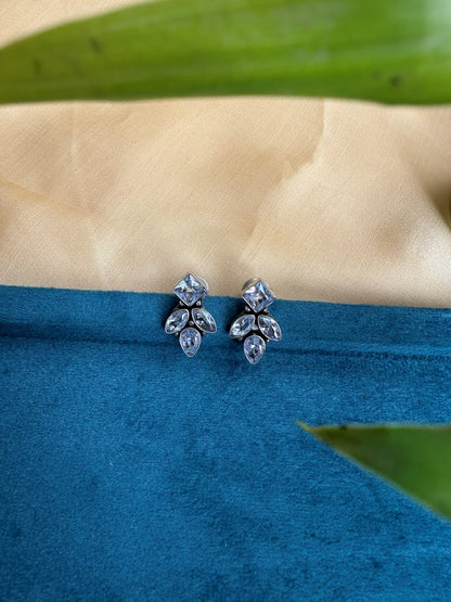 Stone Stud Earrings
