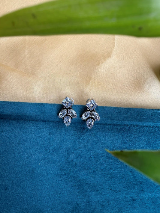 Stone Stud Earrings