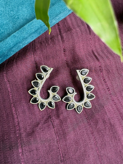 Mia Oxidised Earrings