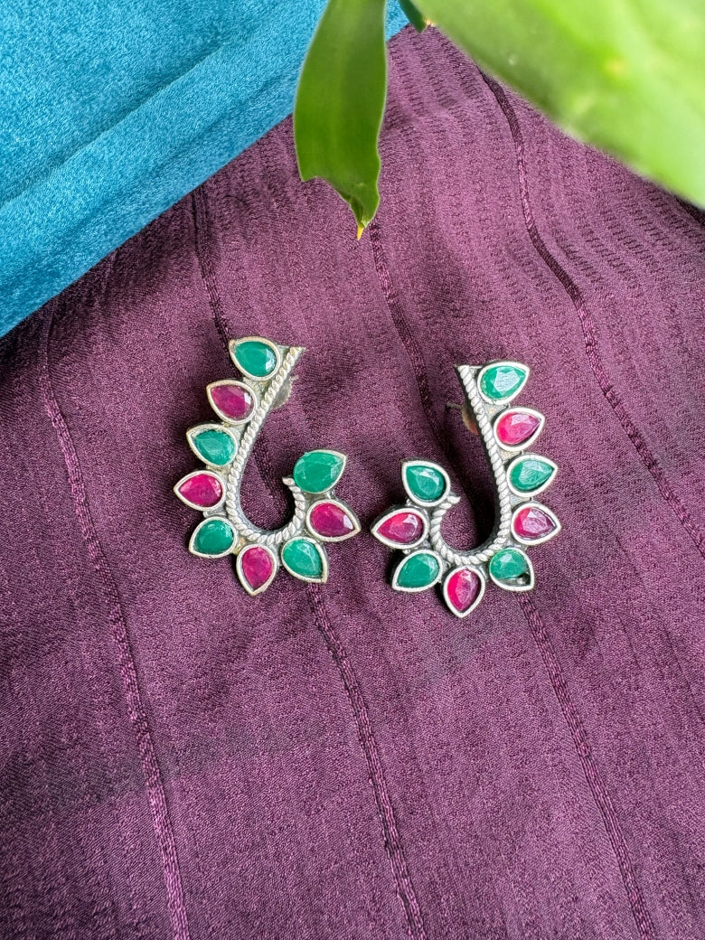 Mia Oxidised Earrings