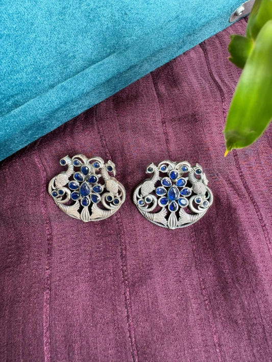 Niharika Oxidised Studs