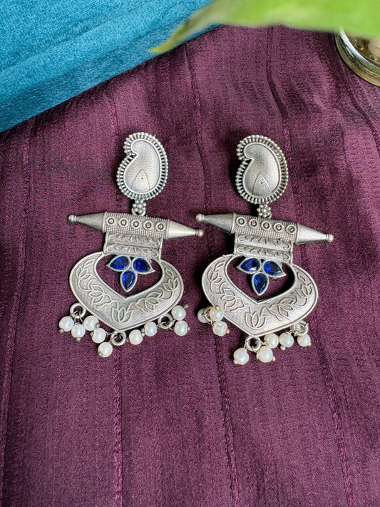 Harni Oxidised Earrings