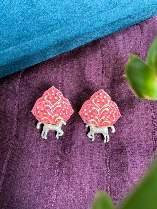 Heera Oxidised Earrings.
