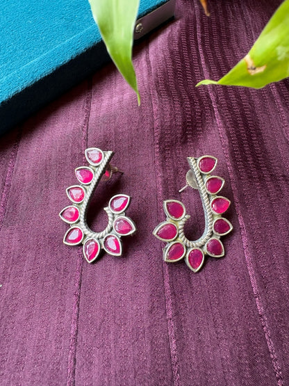 Mia Oxidised Earrings