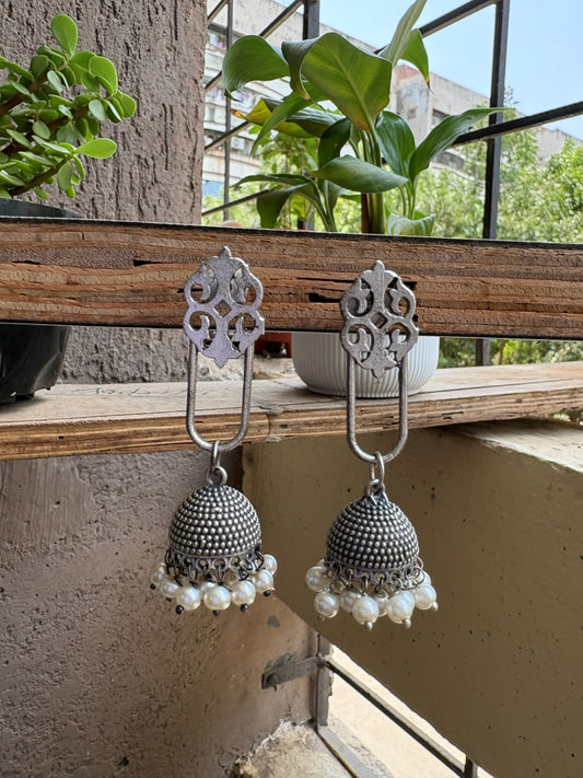 Shri Oxidised Jhumki
