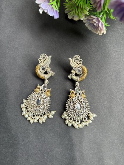 Mishri Dual Tone Earrings
