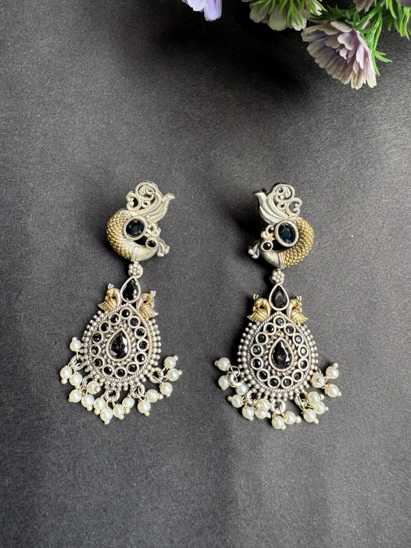 Mishri Dual Tone Earrings