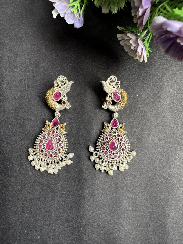 Mishri Dual Tone Earrings