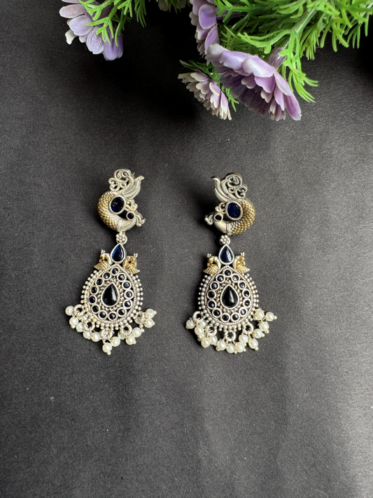 Mishri Dual Tone Earrings