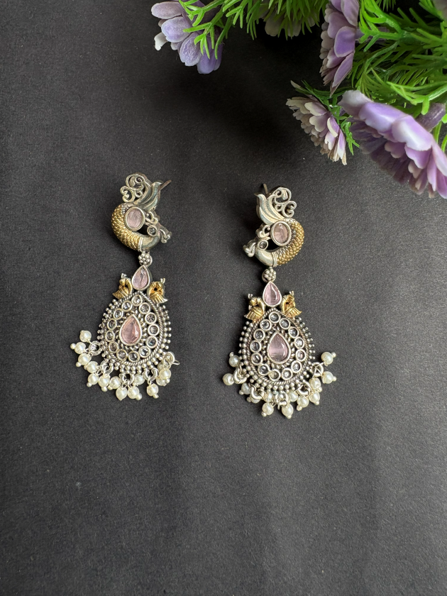 Mishri Dual Tone Earrings