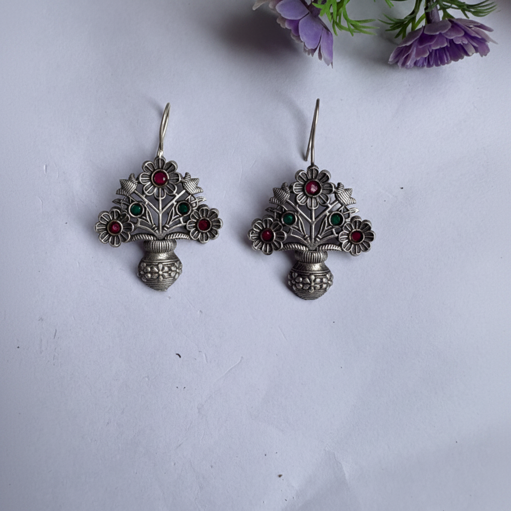 Flower Hook Earrings