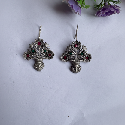Flower Hook Earrings