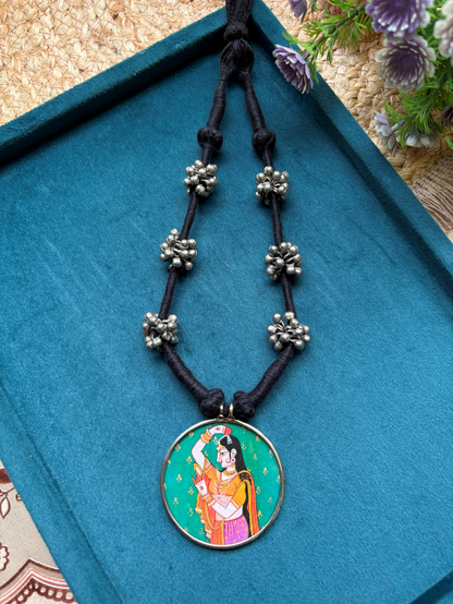 Chitraka Hand-Painted Ghungroo Necklace