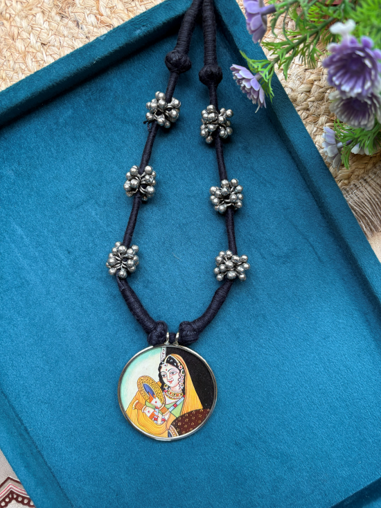Chitraka Hand-Painted Ghungroo Necklace