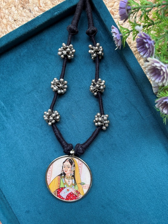 Chitraka Hand-Painted Ghungroo Necklace