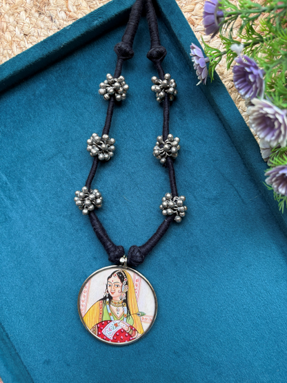 Chitraka Hand-Painted Ghungroo Necklace