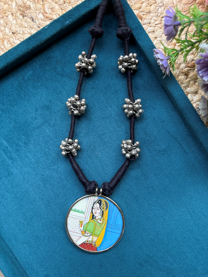 Chitraka Hand-Painted Ghungroo Necklace