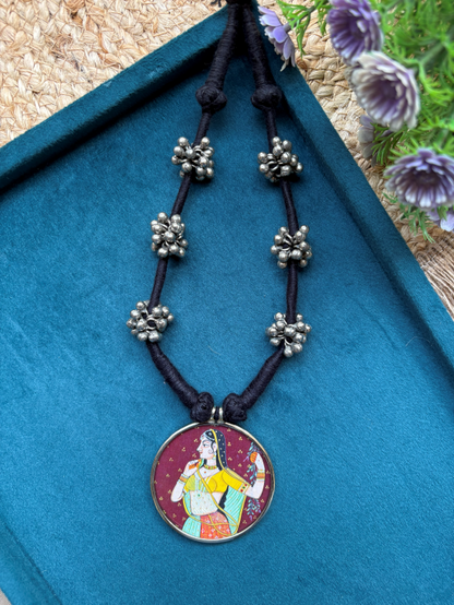 Chitraka Hand-Painted Ghungroo Necklace