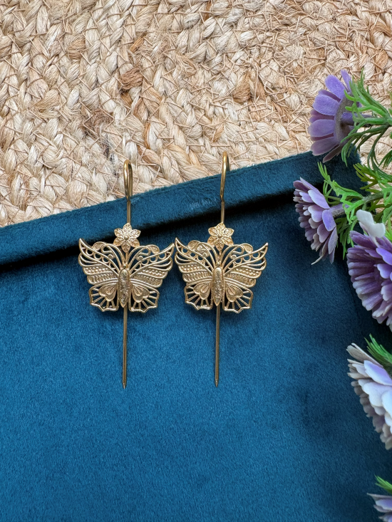 Butterfly Needle Earcuff