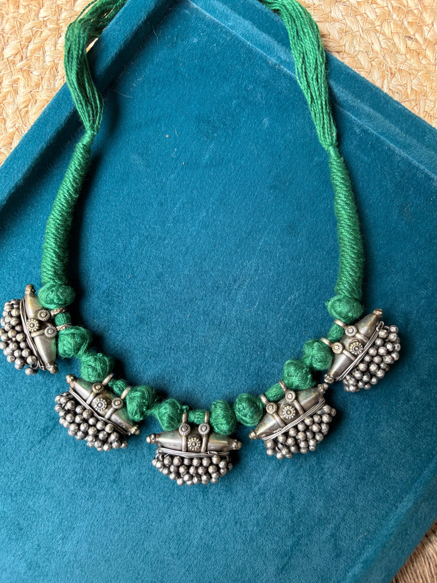 Thread Ghungroo Necklace