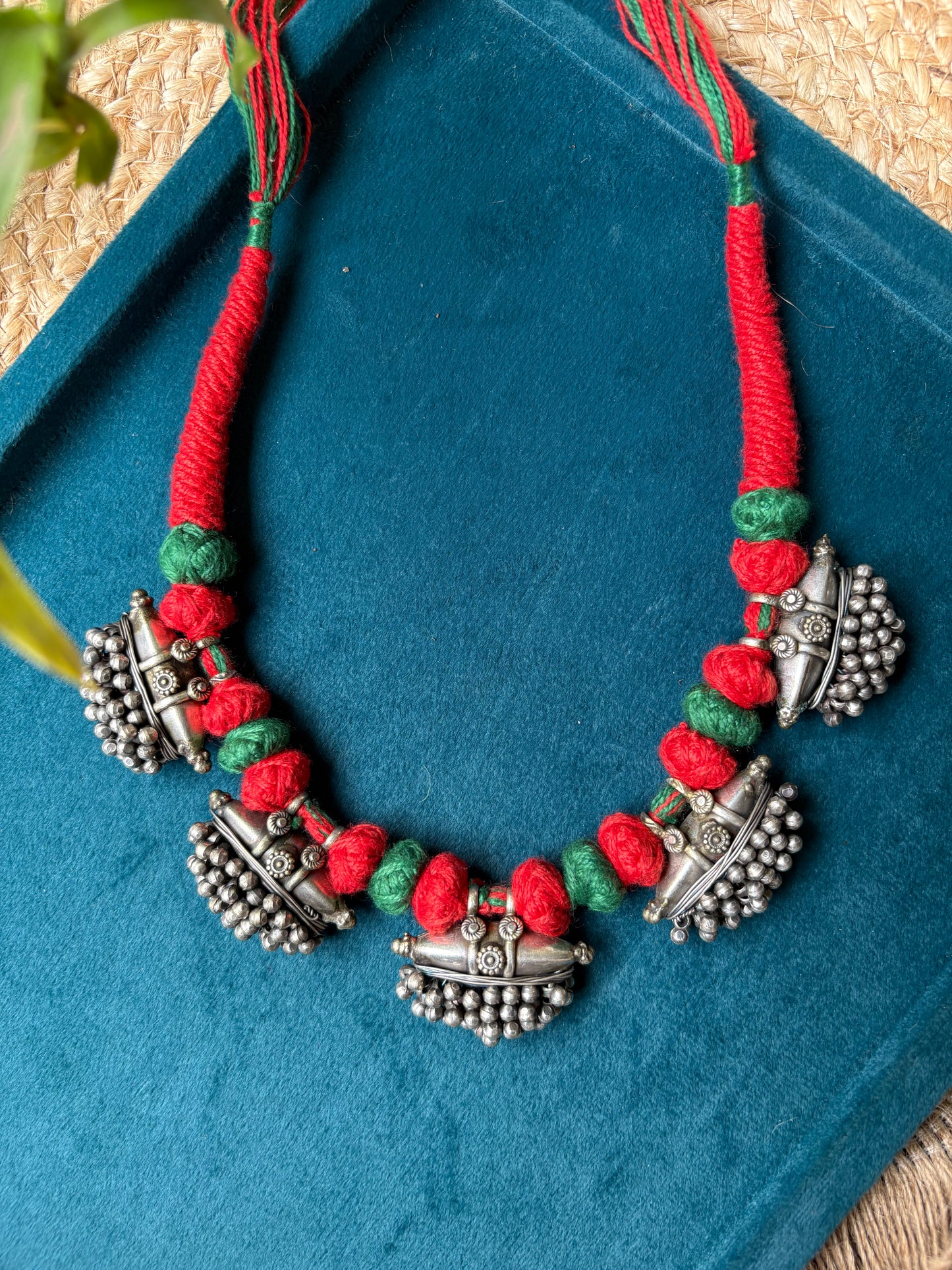 Thread Ghungroo Necklace