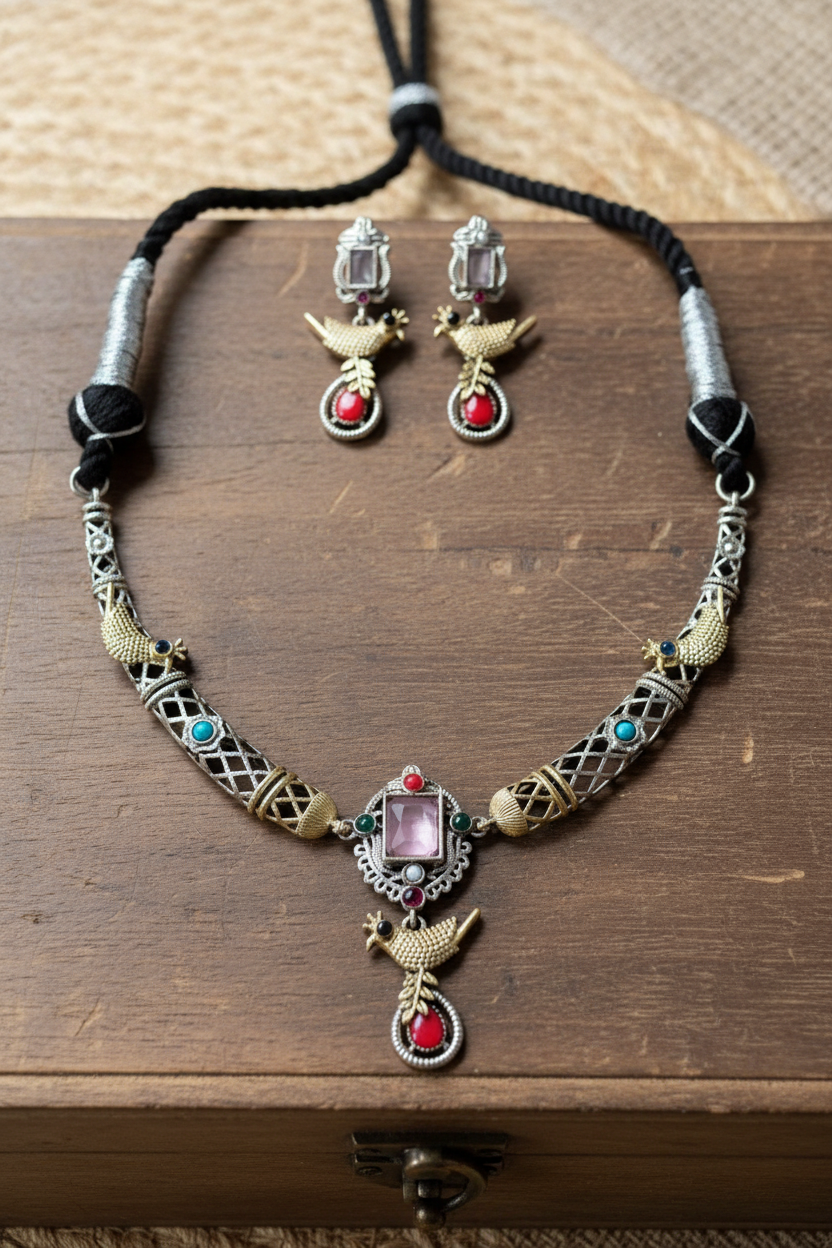 dual tone necklace