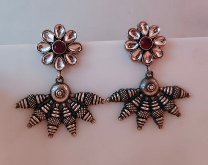 Shamina Oxidised Earrings