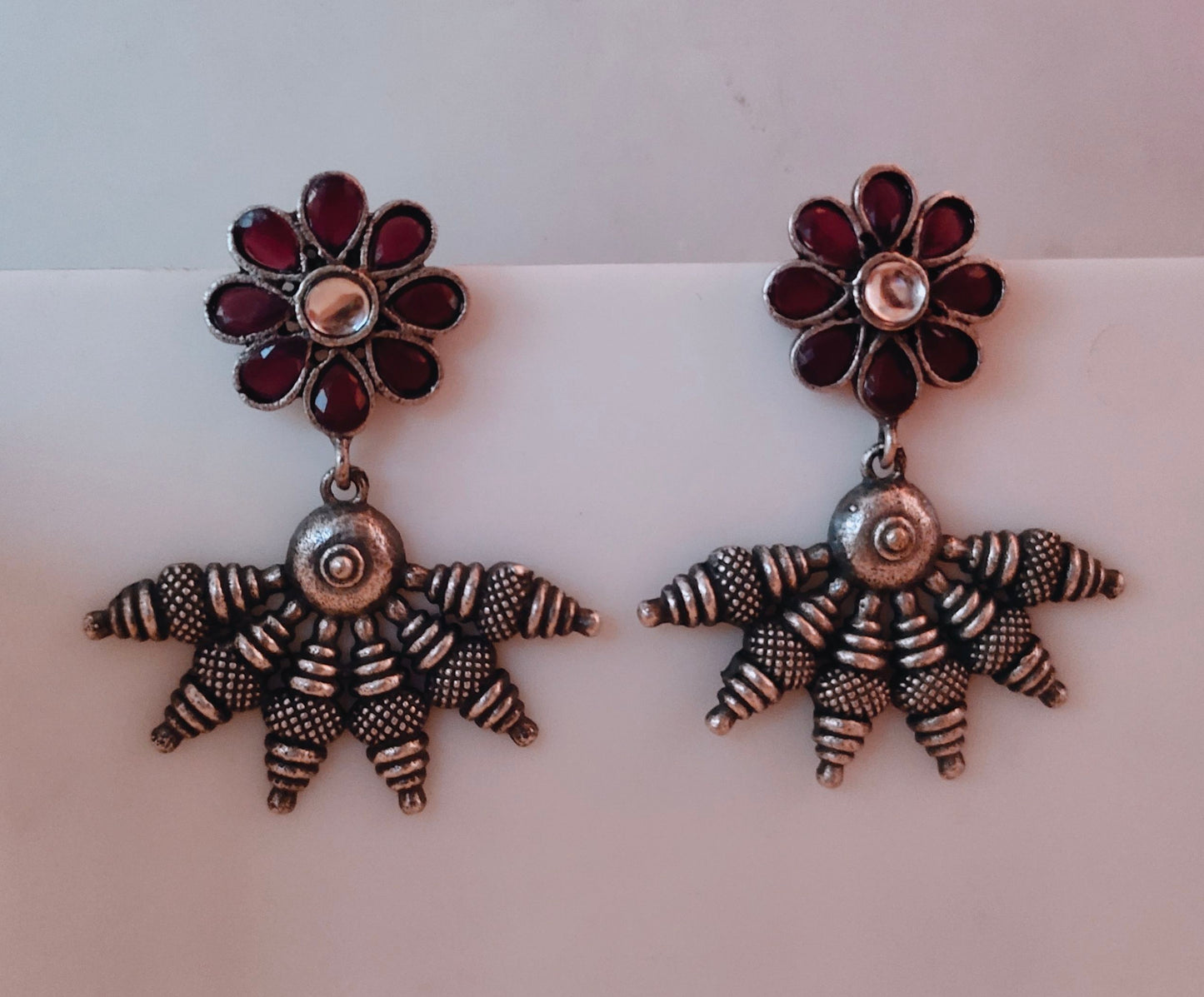 Shamina Oxidised Earrings