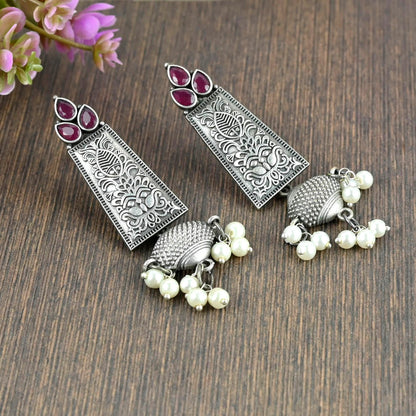 Mahira Oxidised Earrings