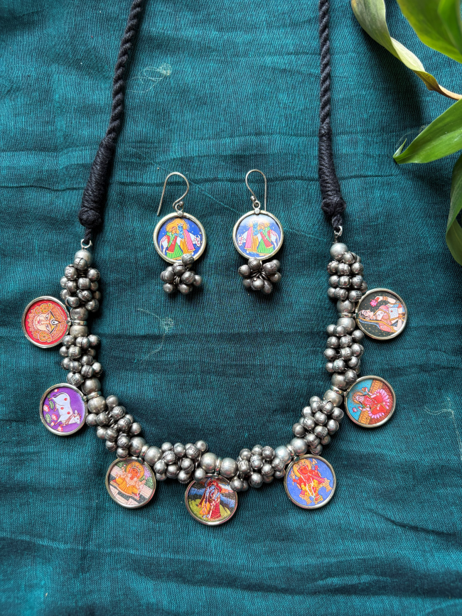 Oxidised Necklace