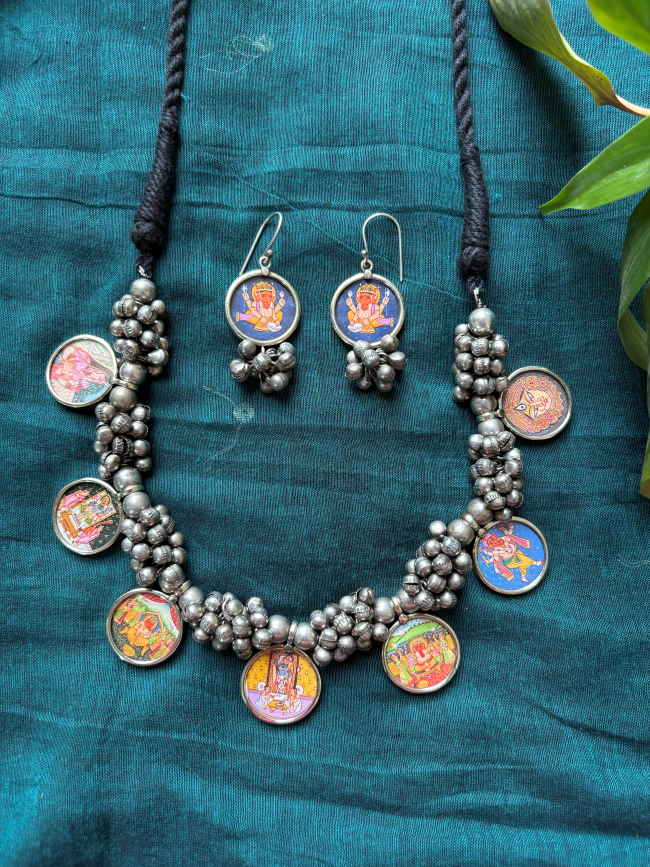 Oxidised Necklace
