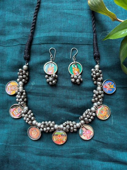 Oxidised Necklace