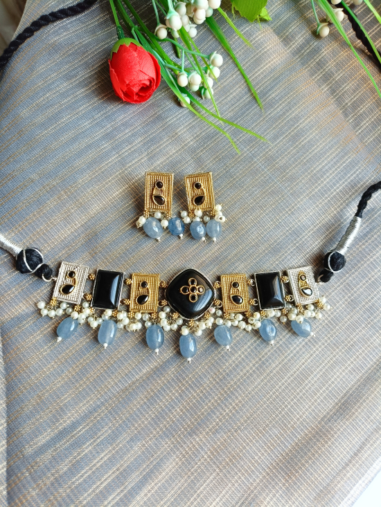 Bahara Dual Tone Necklace