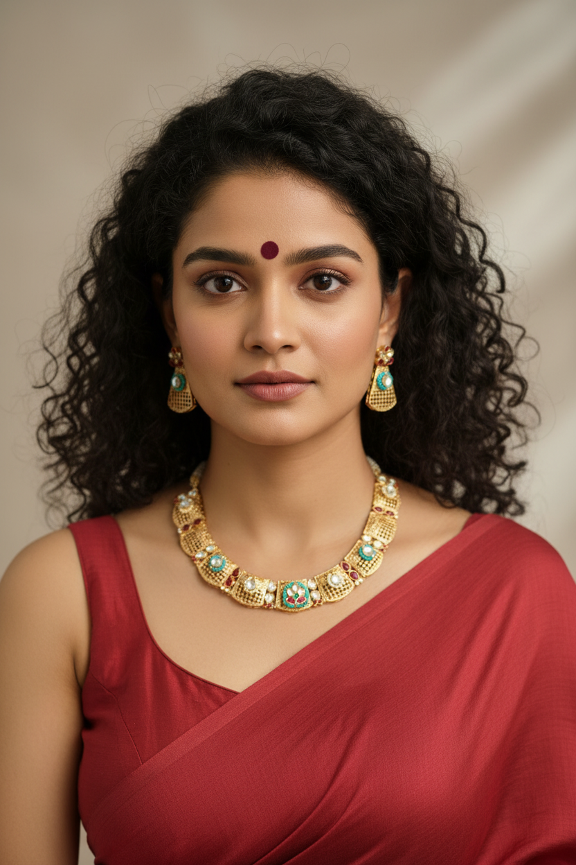 Manreet Panchi Kundan Necklace Set