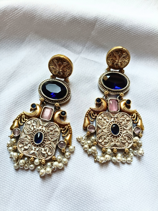 Rani Dual Tone Earrings